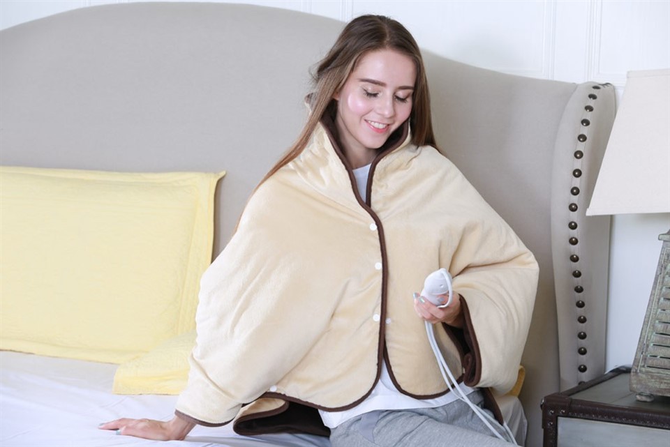 Coral Fleece Heating Coat